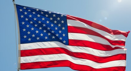 Fototapeta premium Flag of the america