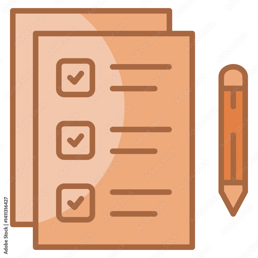 Poster Task Completion Icon Element For Design