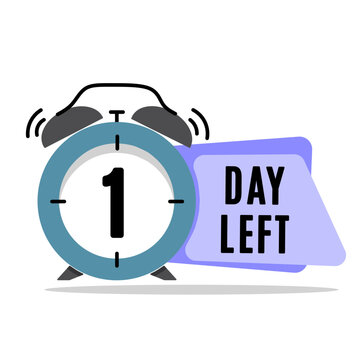 1 day left collection tag banner