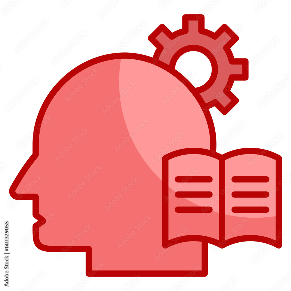 Poster knowledge icon element for design
