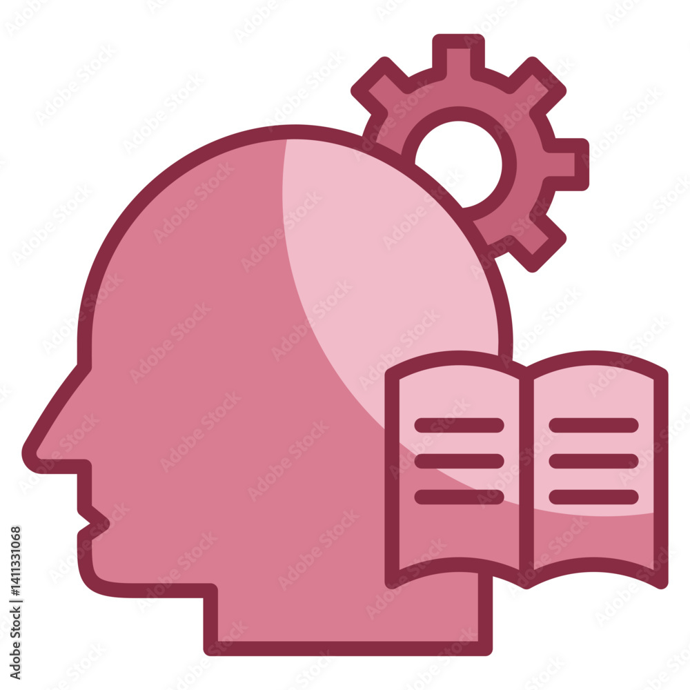 Poster knowledge icon element for design