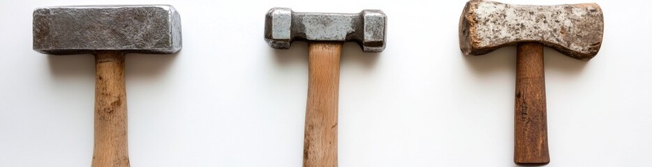 Three Vintage Hammers