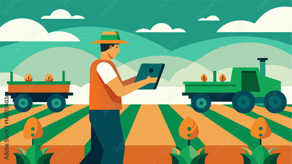 Poster by utilizing precision planting machines farmers can significantly reduce the amount of time and lab