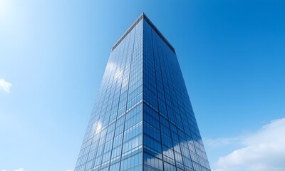 A tall building with many windows.