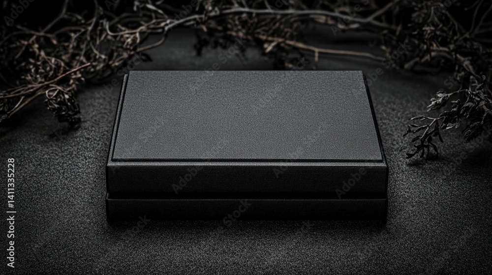 Poster dark gray rectangular object abstract technology background
