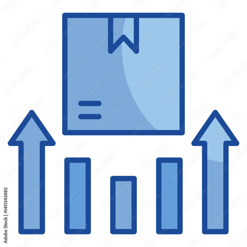 Poster development icon element for design