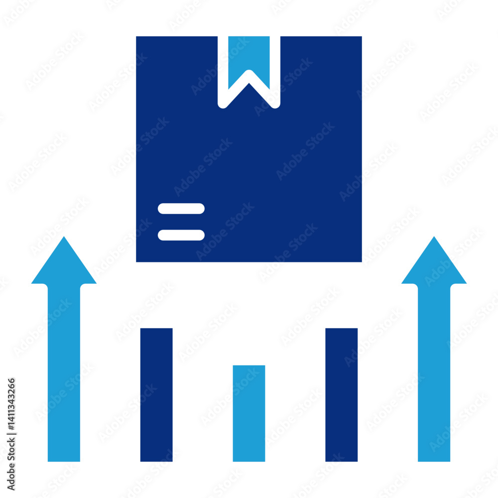 Poster development icon element for design
