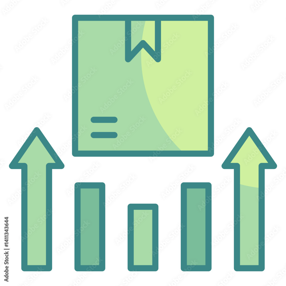 Poster development icon element for design