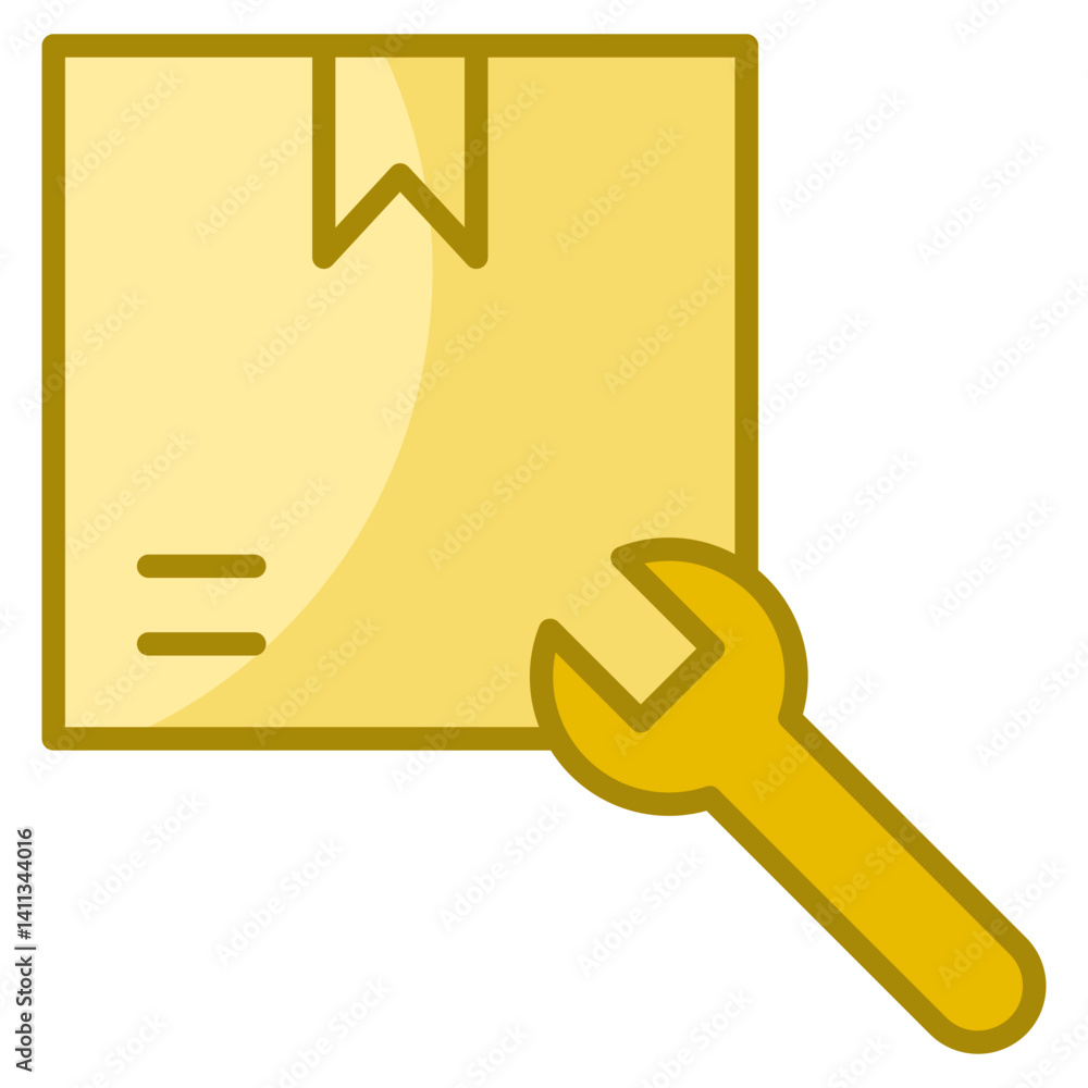 Poster service icon element for design