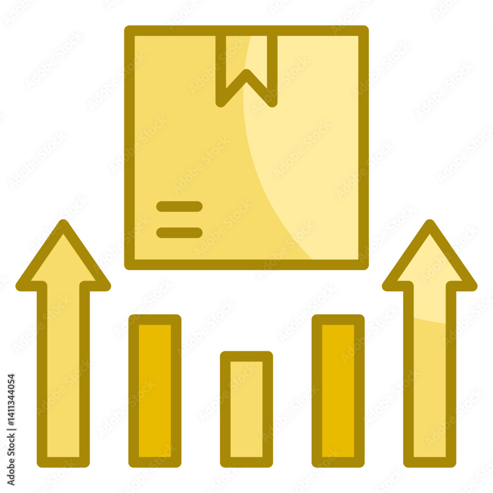 Poster development icon element for design
