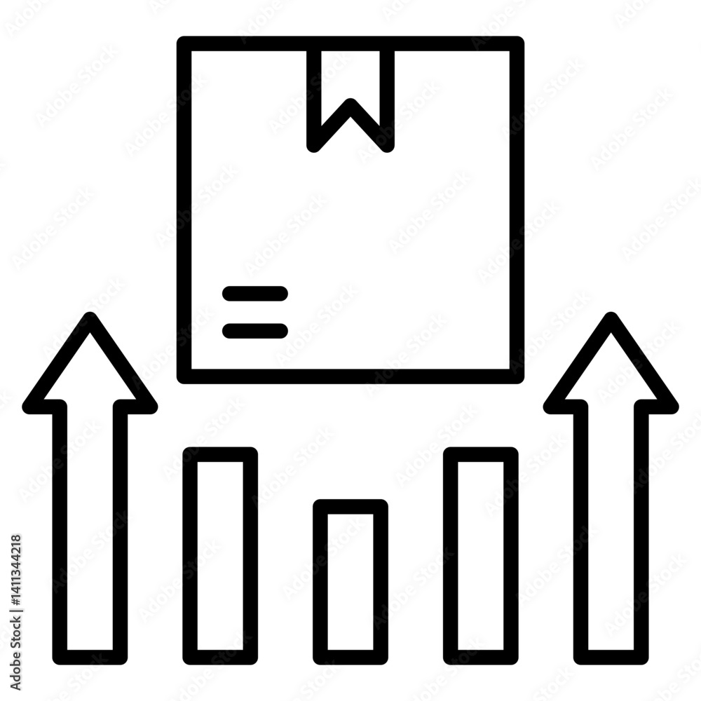 Poster development icon element for design