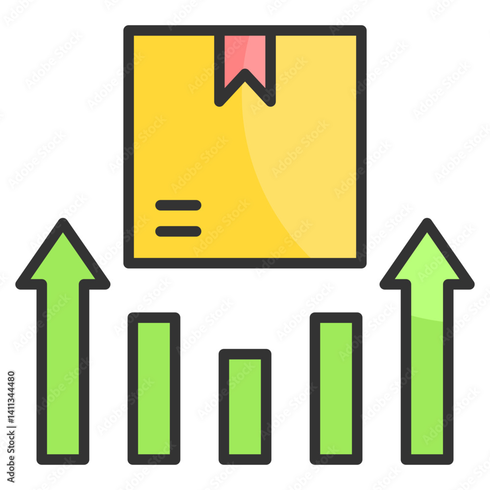 Poster development icon element for design