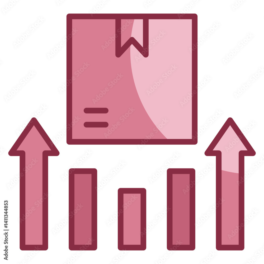 Poster development icon element for design