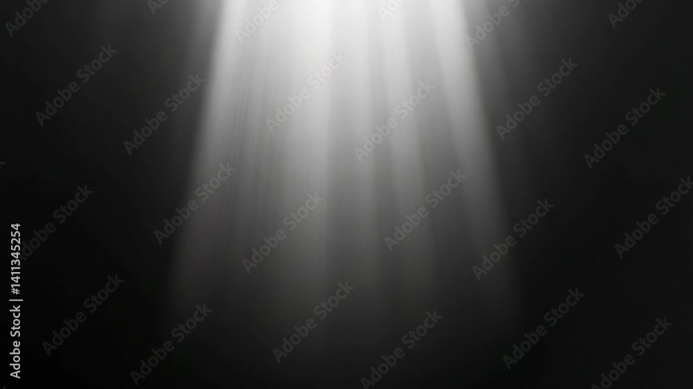 Poster ethereal rays of light illuminating a dark space, creating a mysterious and atmospheric ambiance wit