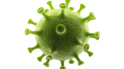 Radiant green corona captivating closeup of luminous energy and vibrant light