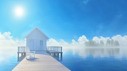 Tranquil lakeside retreat discover the charm of waterfront living with picturesque boathouse