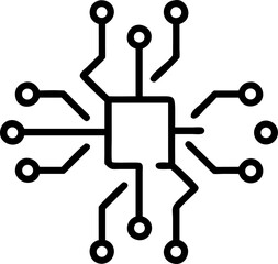 vector illustration of a circuit board