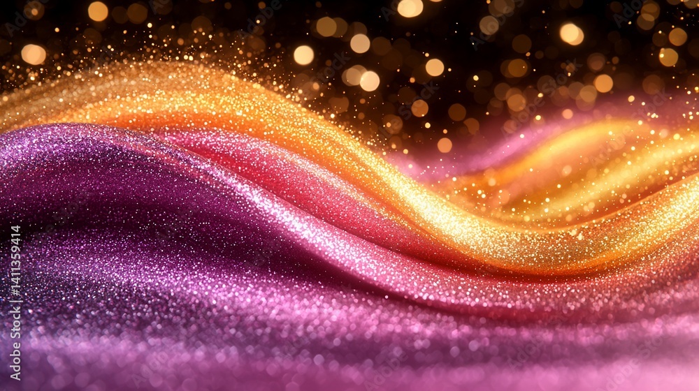 Poster shimmering wave abstract background texture