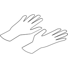 Obraz premium Gloves Icon