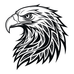 Obraz premium Eagle Head Vector Illustration