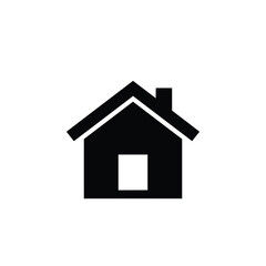 Simple Black House Icon Vector Illustration Symbol Of Home Graphic Resource