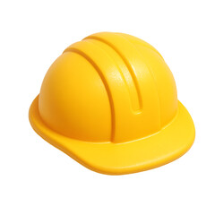 Fototapeta premium 3d rendered Yellow Construction Helmet