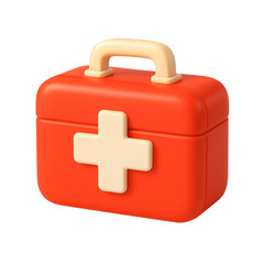 3d rendered Portable First Aid Kit