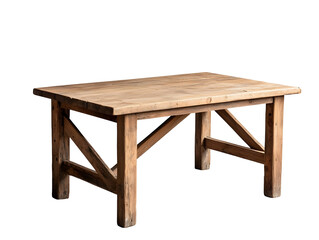 Antique Wooden Farmhouse Dining Table