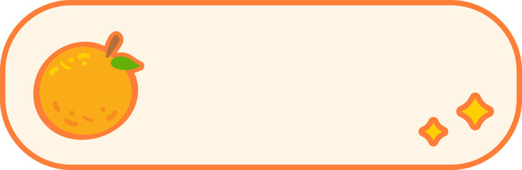 Cute fruit Text box label