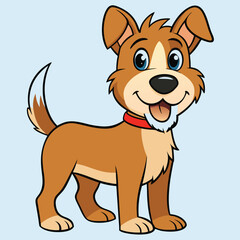 Dog love poses silhouette victor design. Adobe Illustrator Nise Artwork.