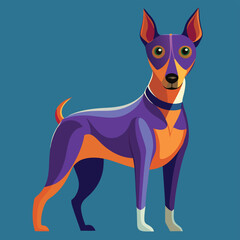 Dog love poses silhouette victor design. Adobe Illustrator Nise Artwork.