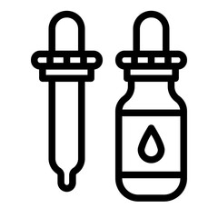 dropper Line Icon