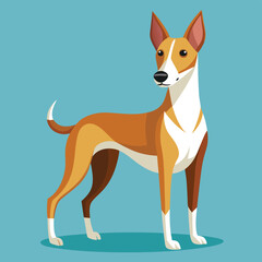 Dog love poses silhouette victor design. Adobe Illustrator Nise Artwork.