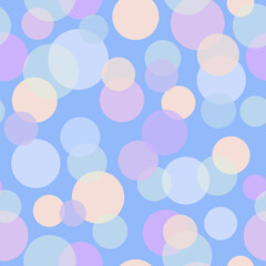 Simple graphic design in light pastel muted colors Multicolor abstract geometric polka dot pattern Flat design Fabric print Interior textile Gift wrap