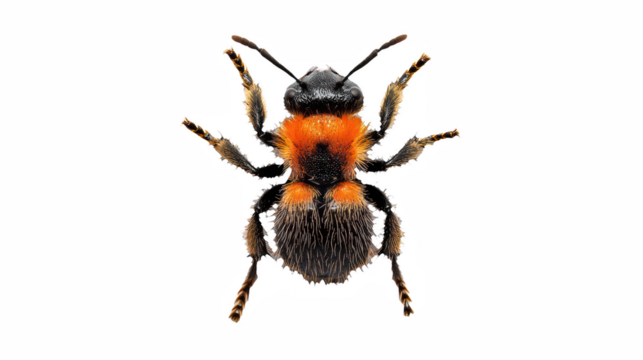 a close - up of a spider on a transparent background, PNG image, PNG file, Generative art.