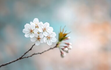 Delicate spring blossoms
