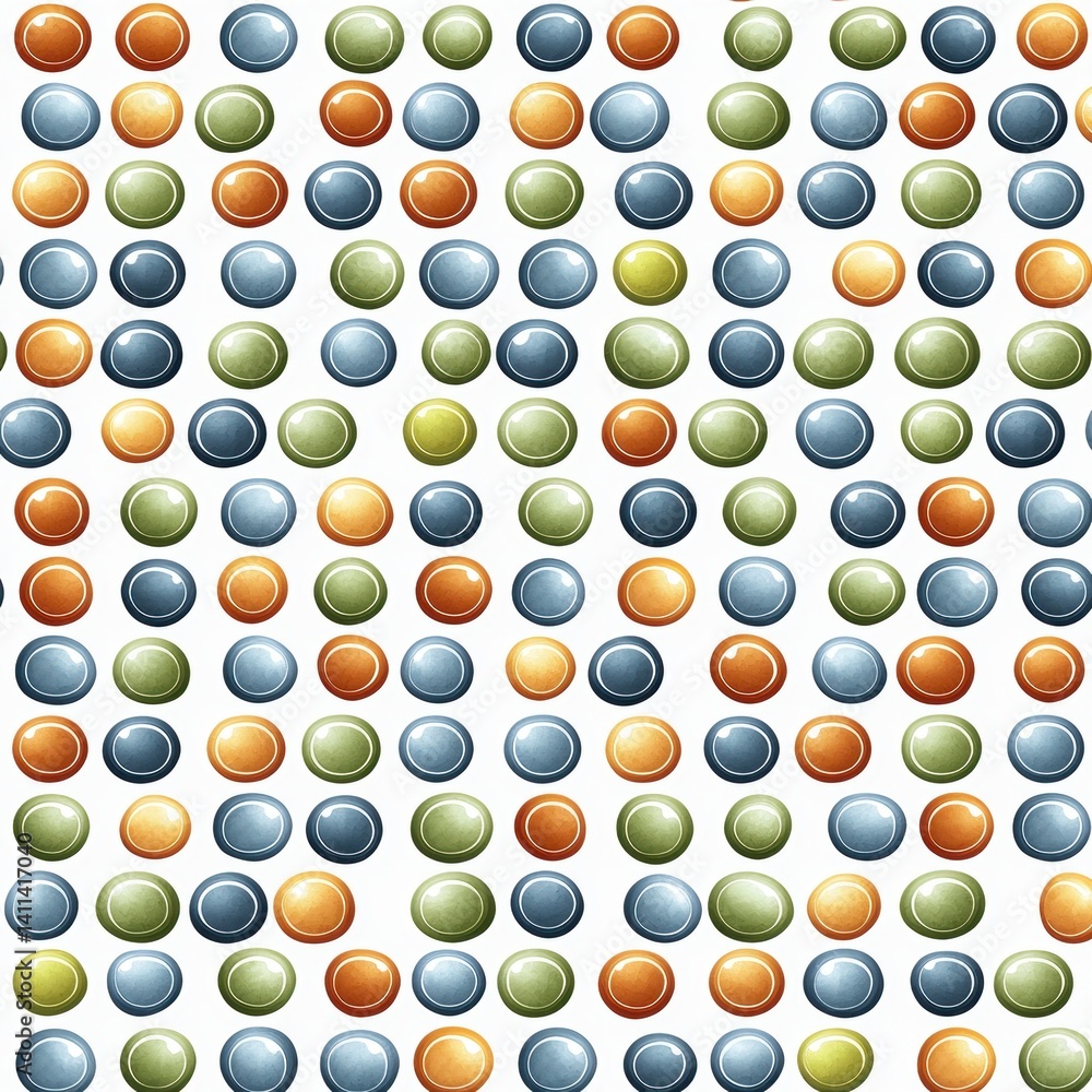 Poster colorful circular patterns abstract design digital art vibrant environment aerial view creative conc