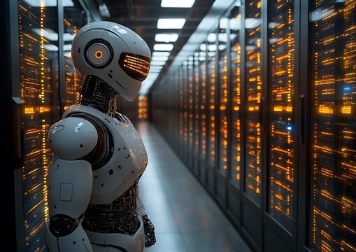 Robot in Server Room