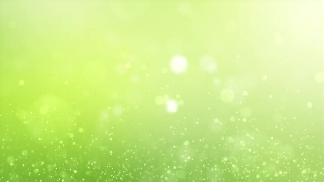 Sunny nature bokeh particles with flying boubble particles animation.