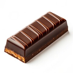 Obraz premium chocolate bar on white background