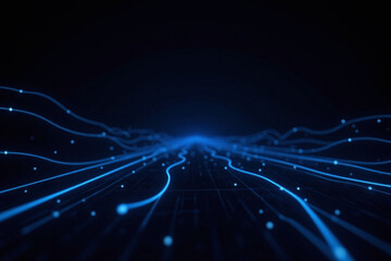 dark blue background with binary code 2