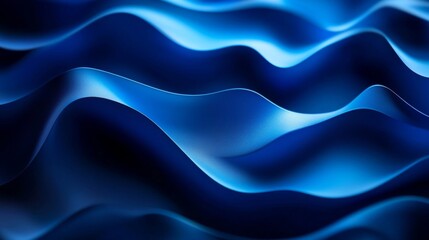 Obraz premium Abstract Blue Wavy Background Texture