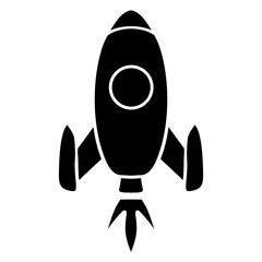 space rocket vector illustration