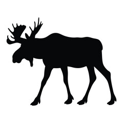 Moose vector silhouette
