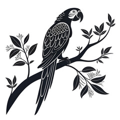 vector illustration of a set of birds