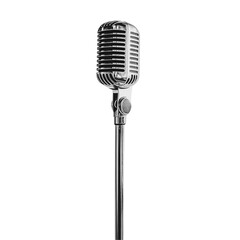 Fototapeta premium microphone isolated on white