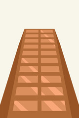 A serene minimalist landscape with a simple horizon and clean lines that evoke calm and balance.