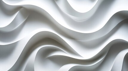 Obraz premium Abstract White Wave Texture Background