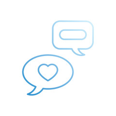 Conversation  vector icon stock illustration