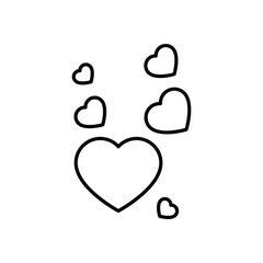 Heart  vector icon stock illustration